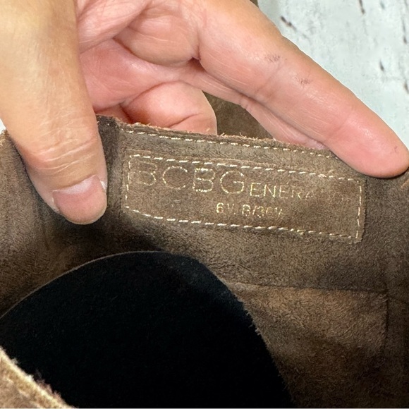 BCBGeneration women’s Brown Suede Leather above the Knee-High Boots size 6.5 GUC - Picture 5 of 14